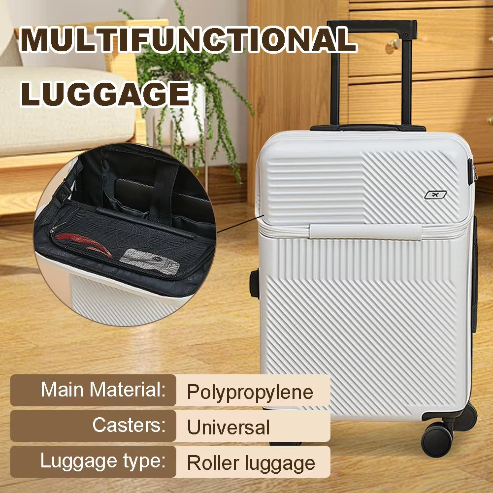 20' Travel Suitcase Hand Rolling Luggage Fashion