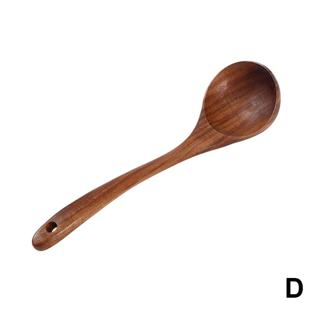 Walnut Wooden Cooking Utensils Set