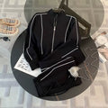 Women's High-End Hoodie & Wide-Leg Pants Set