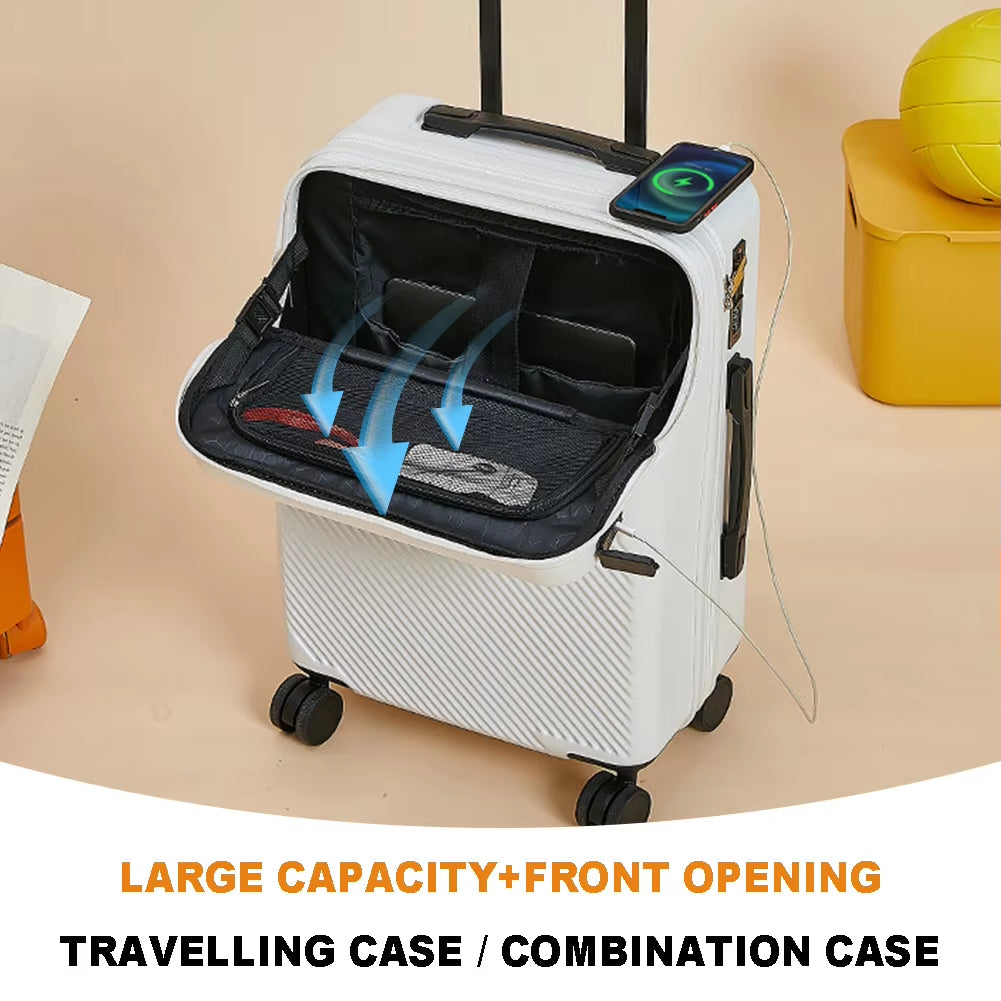 20' Travel Suitcase Hand Rolling Luggage Fashion