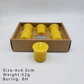6/12 Pack Beeswax Honey Candles