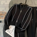 Women's High-End Hoodie & Wide-Leg Pants Set