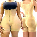 Purple XXS Fajas Colombianas Girdle - High Compression Bodysuit Shapewear for Slimming & Post-Surgery Support