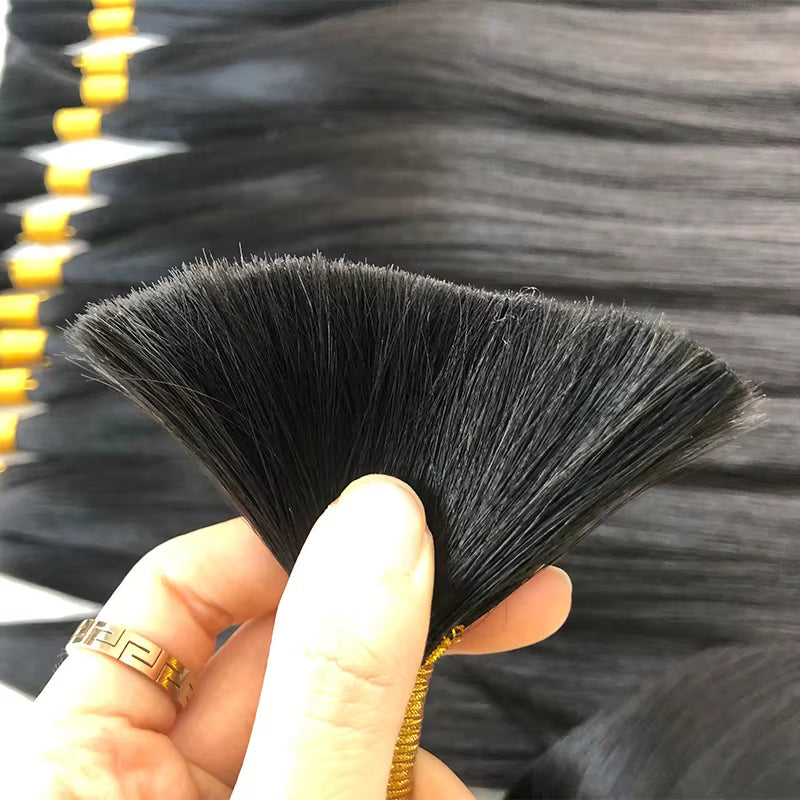 Straight Bulk Human Hair 72Cm 100G Long Remy Human Hair Bulk for Braiding No Weft Unproccessed Brazilian Human Hair Extension