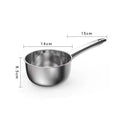 Stainless Steel Non-Stick Noodle Pot - Multifunctional Milk & Cooking Pan for Home Kitchen