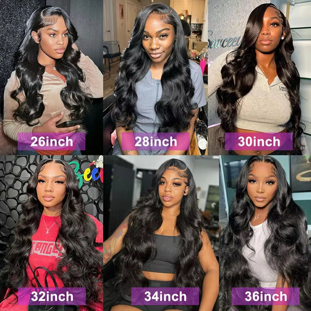 30 40 Inch Body Wave 3 4 Bundles Brazilian Remy 100% Unprocessed Human Hair Wavy Doule Drawn Bundles Weave Extensions
