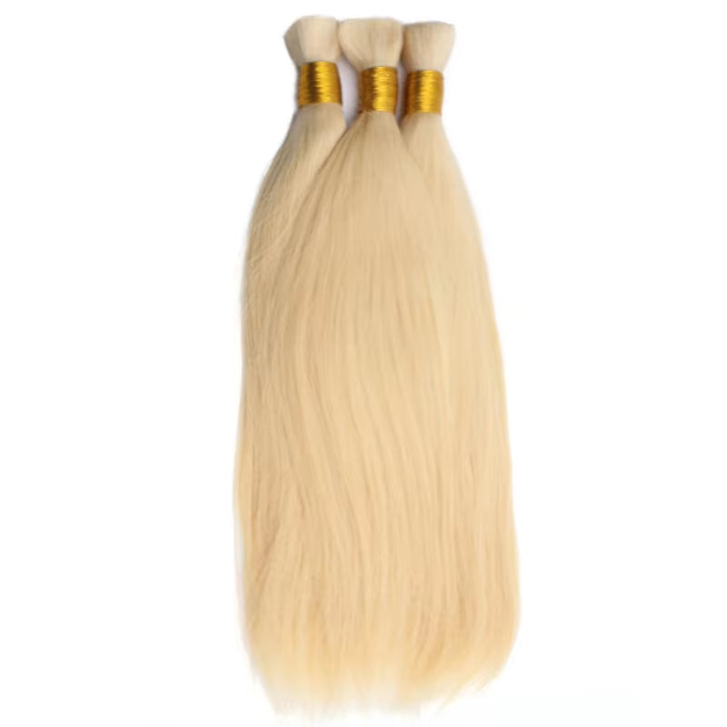 Straight Bulk Human Hair 72Cm 100G Long Remy Human Hair Bulk for Braiding No Weft Unproccessed Brazilian Human Hair Extension