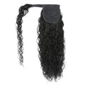Water Wave Human Hair Ponytail Extensions