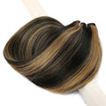 Straight Blonde Human Hair Weave Brazilian Remy Human Hair Weft Extensions 18-28