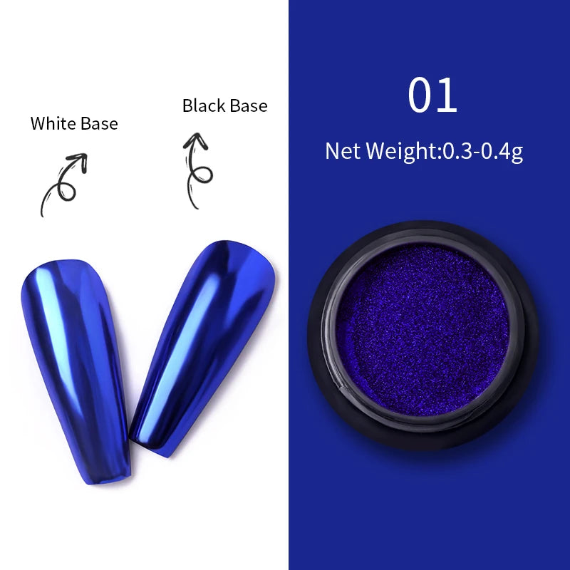 UV-Free Chrome Nail Kit