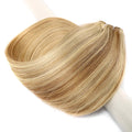 Straight Blonde Human Hair Weave Brazilian Remy Human Hair Weft Extensions 18-28