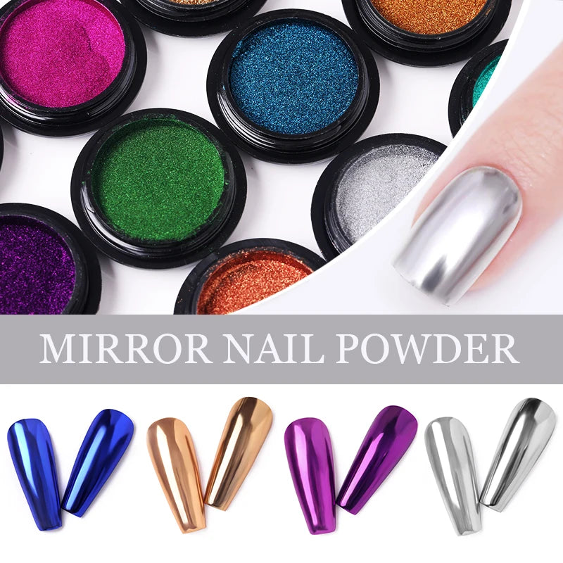 UV-Free Chrome Nail Kit