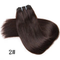 Straight Blonde Human Hair Weave Brazilian Remy Human Hair Weft Extensions 18-28