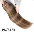 Straight Blonde Human Hair Weave Brazilian Remy Human Hair Weft Extensions 18-28