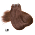 Straight Blonde Human Hair Weave Brazilian Remy Human Hair Weft Extensions 18-28