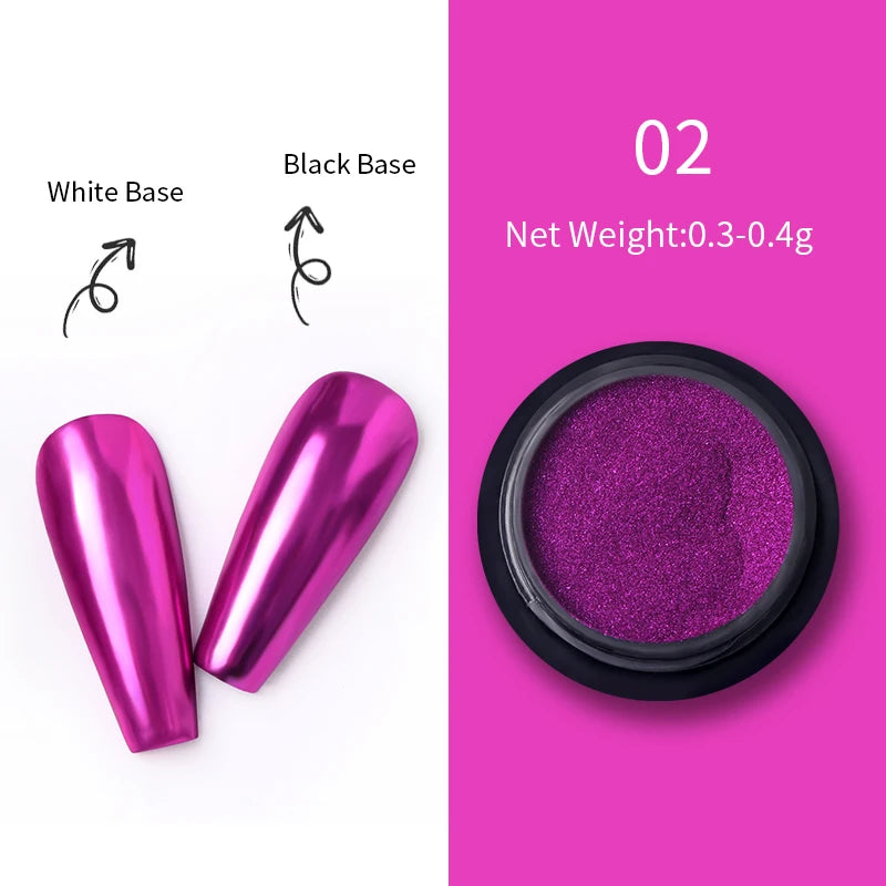 UV-Free Chrome Nail Kit