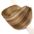Straight Blonde Human Hair Weave Brazilian Remy Human Hair Weft Extensions 18-28