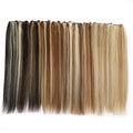Straight Blonde Human Hair Weave Brazilian Remy Human Hair Weft Extensions 18-28
