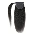 Water Wave Human Hair Ponytail Extensions
