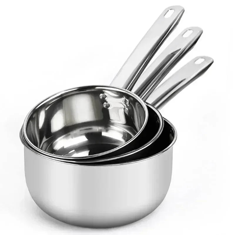 Stainless Steel Non-Stick Noodle Pot - Multifunctional Milk & Cooking Pan for Home Kitchen