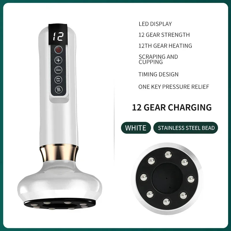 Tricolor Electric Massager – Anti-Cellulite & Infrared Heat