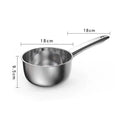 Stainless Steel Non-Stick Noodle Pot - Multifunctional Milk & Cooking Pan for Home Kitchen