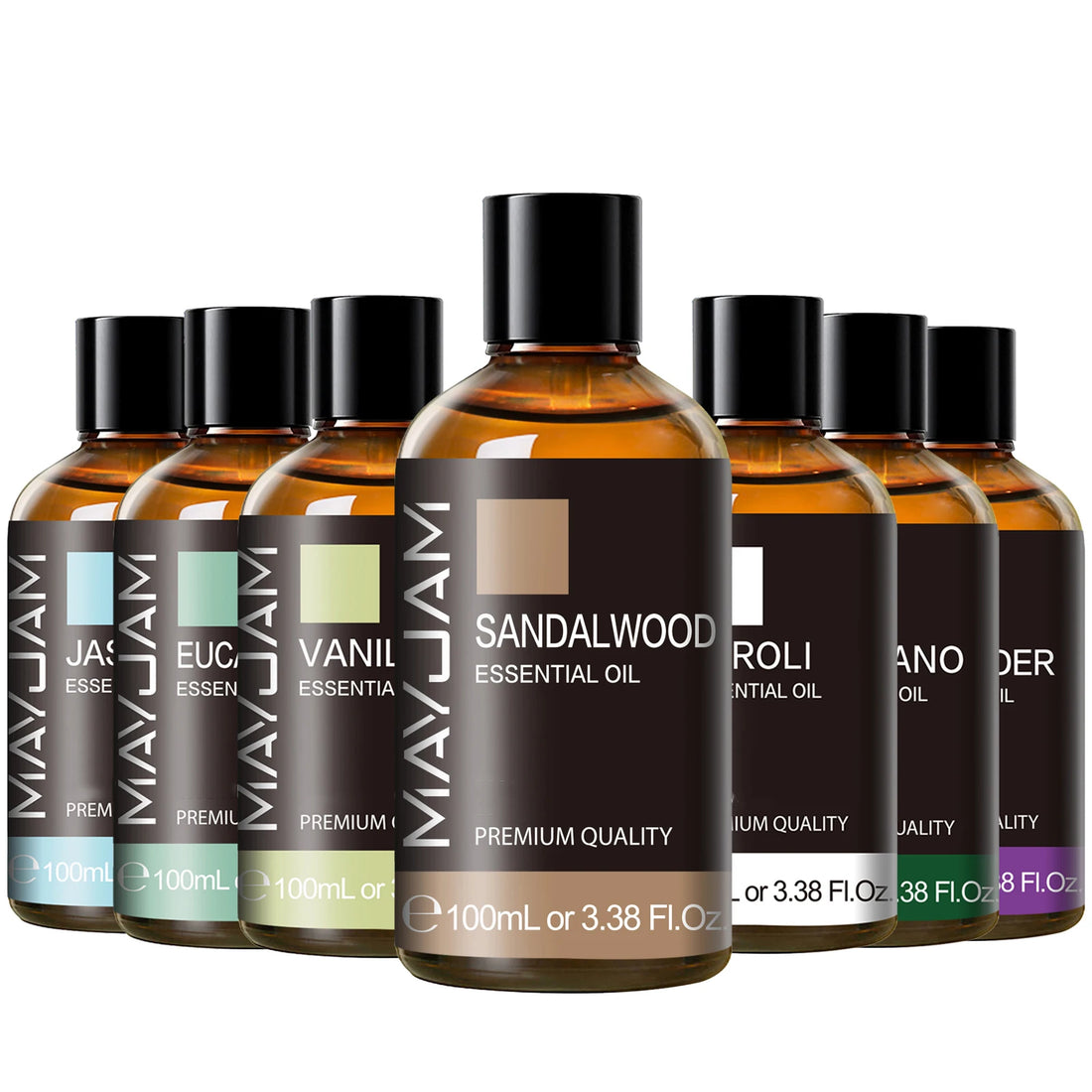 100ML Essential Oil – Sandalwood, Lavender, Eucalyptus, Vanilla