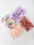 50 Pieces Random Color Facial Curve Makeup Sponges