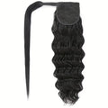 Water Wave Human Hair Ponytail Extensions