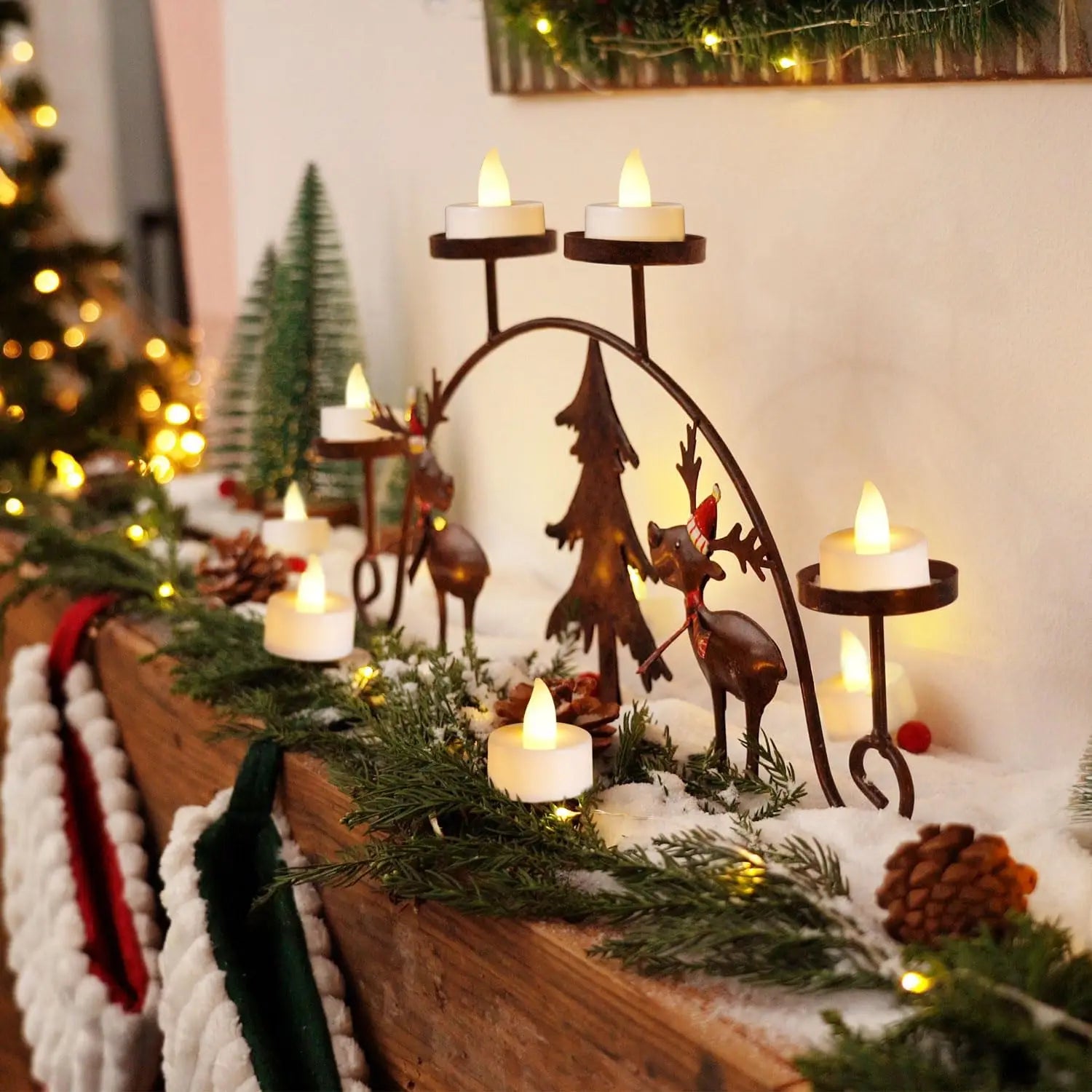 24Pcs Flameless LED Candles – Warm White Decor