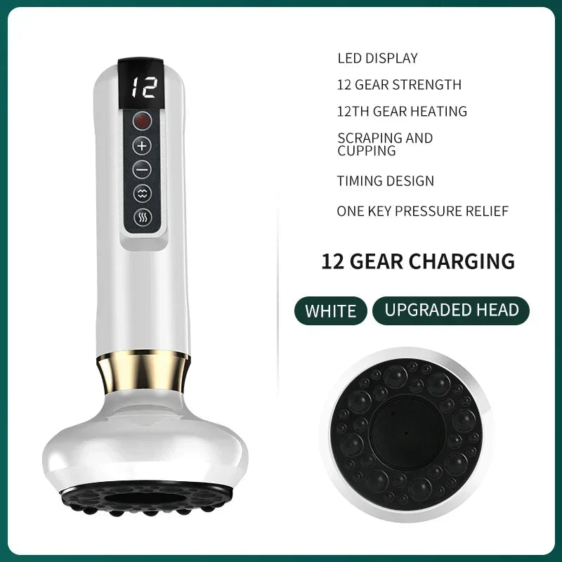 Tricolor Electric Massager – Anti-Cellulite & Infrared Heat