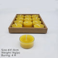 6/12 Pack Beeswax Honey Candles