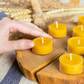 6/12 Pack Beeswax Honey Candles