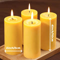 2-8PCS Driples Beeswax Pillar Candles