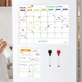 Magnetic Calendar for Fridge Monthly Weekly Planner