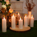 Acrylic LED Candles – Flameless & Flickering Set