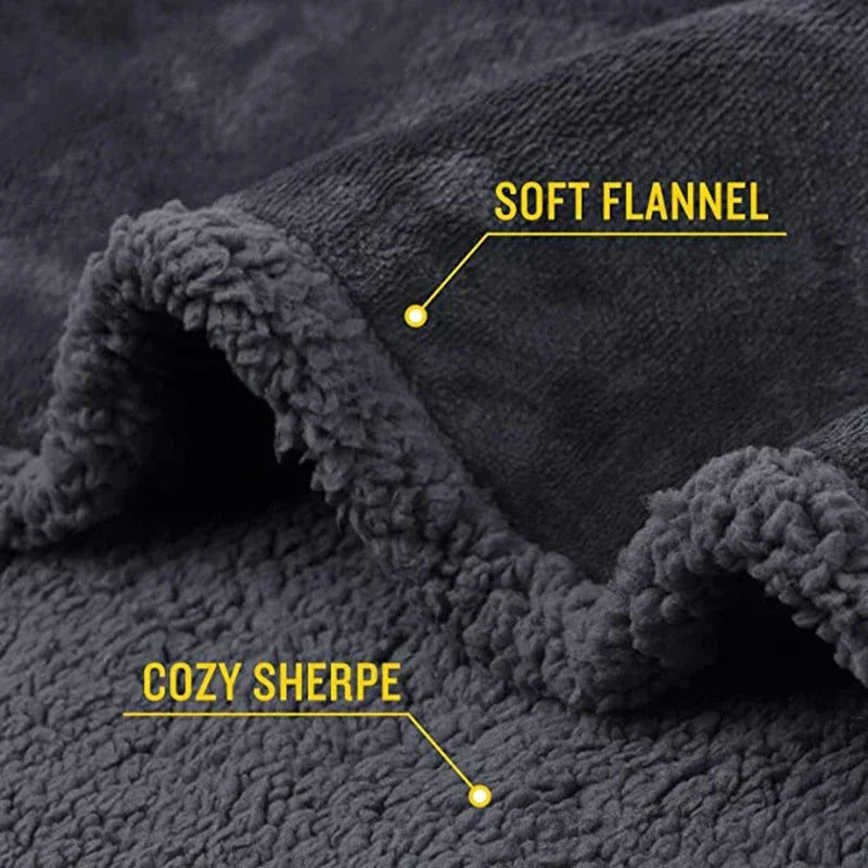 Luxury Shaggy Waterproof Blanket – Warm, Cozy & Large