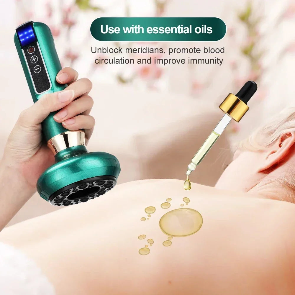 Tricolor Electric Massager – Anti-Cellulite & Infrared Heat