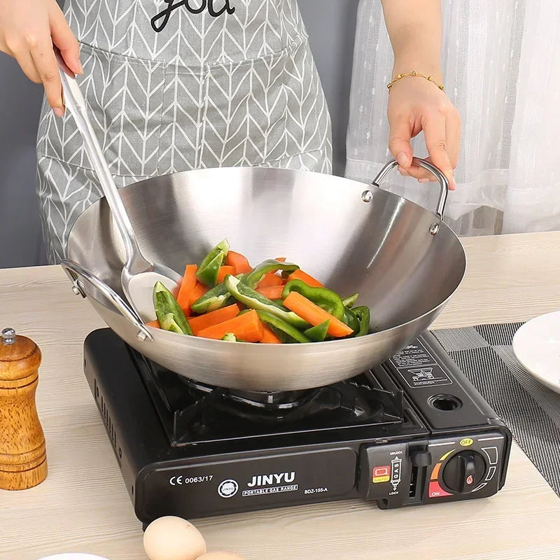 Stainless Steel Non-Stick Wok