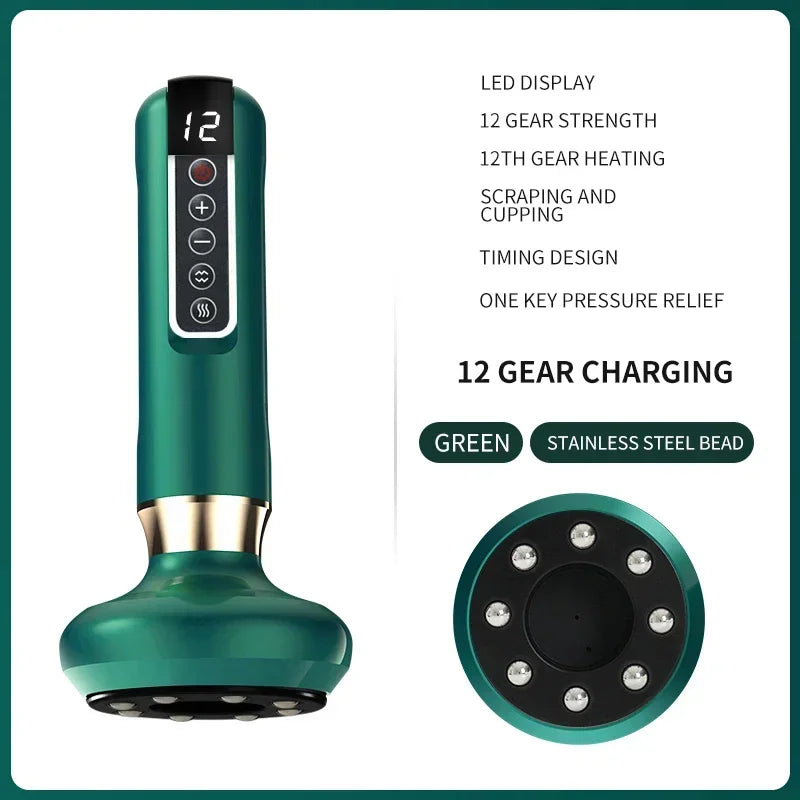 Tricolor Electric Massager – Anti-Cellulite & Infrared Heat