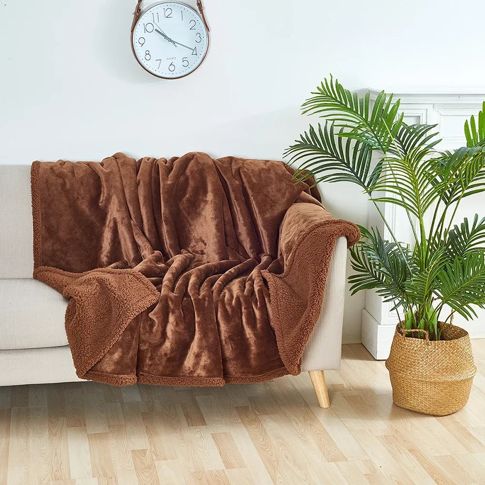 Luxury Shaggy Waterproof Blanket – Warm, Cozy & Large