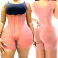 Purple XXS Fajas Colombianas Girdle - High Compression Bodysuit Shapewear for Slimming & Post-Surgery Support