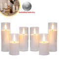 Acrylic LED Candles – Flameless & Flickering Set