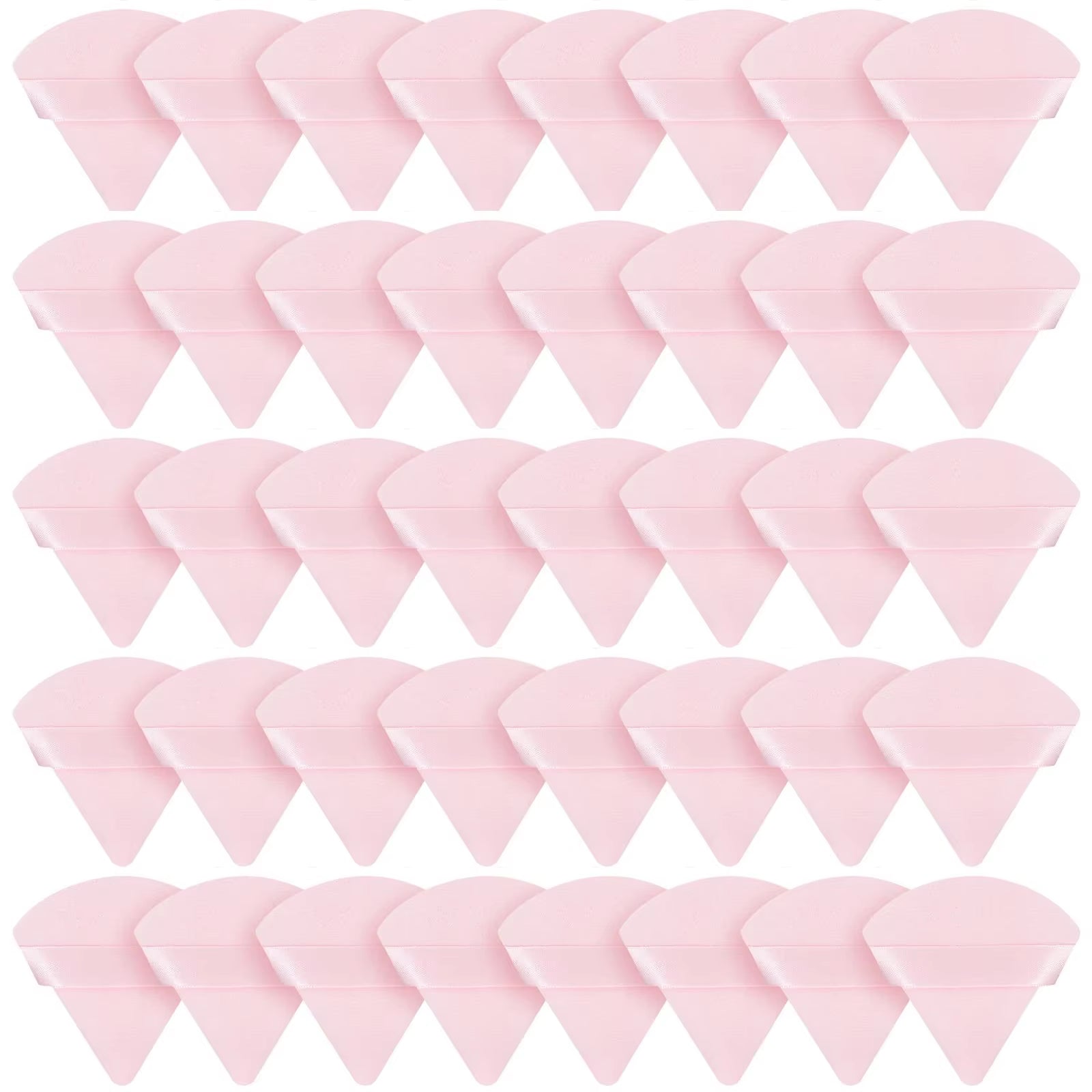50 Pcs of Velvety Triangle Pizza Slices for Your Face: Because Who Doesn’t Want to Look Delicious While Applying Makeup?