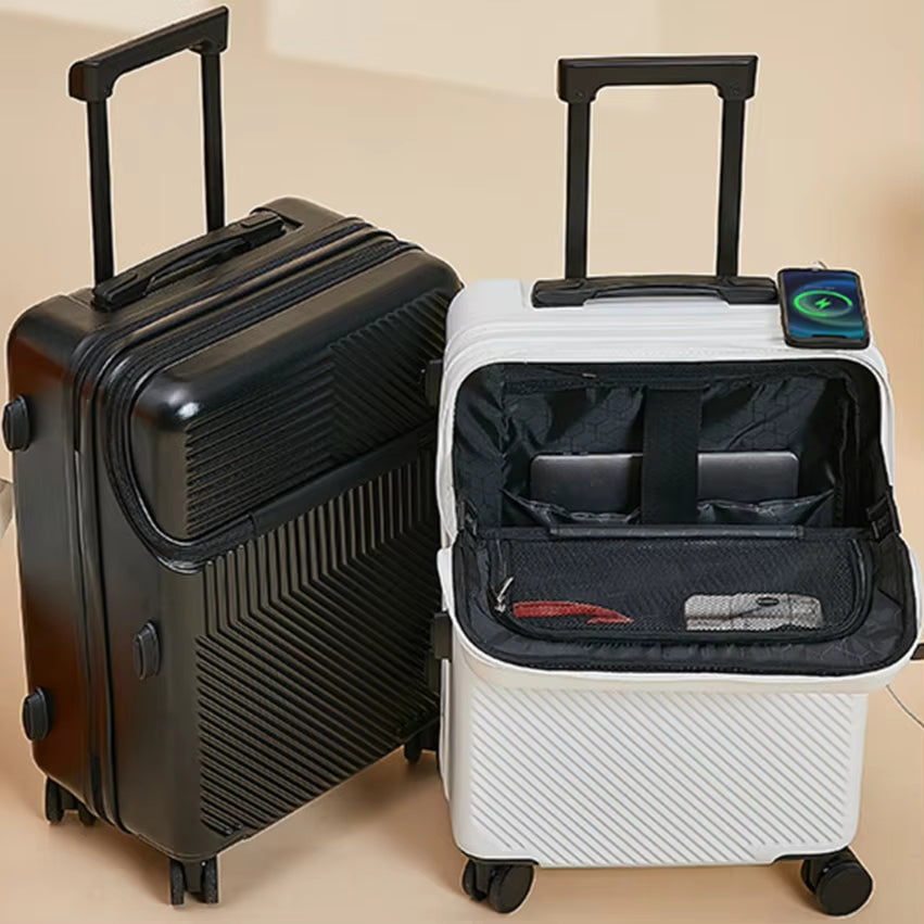 20' Travel Suitcase Hand Rolling Luggage Fashion 