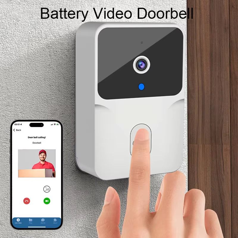 Tuya Wireless Video Doorbell – HD Camera & Intercom