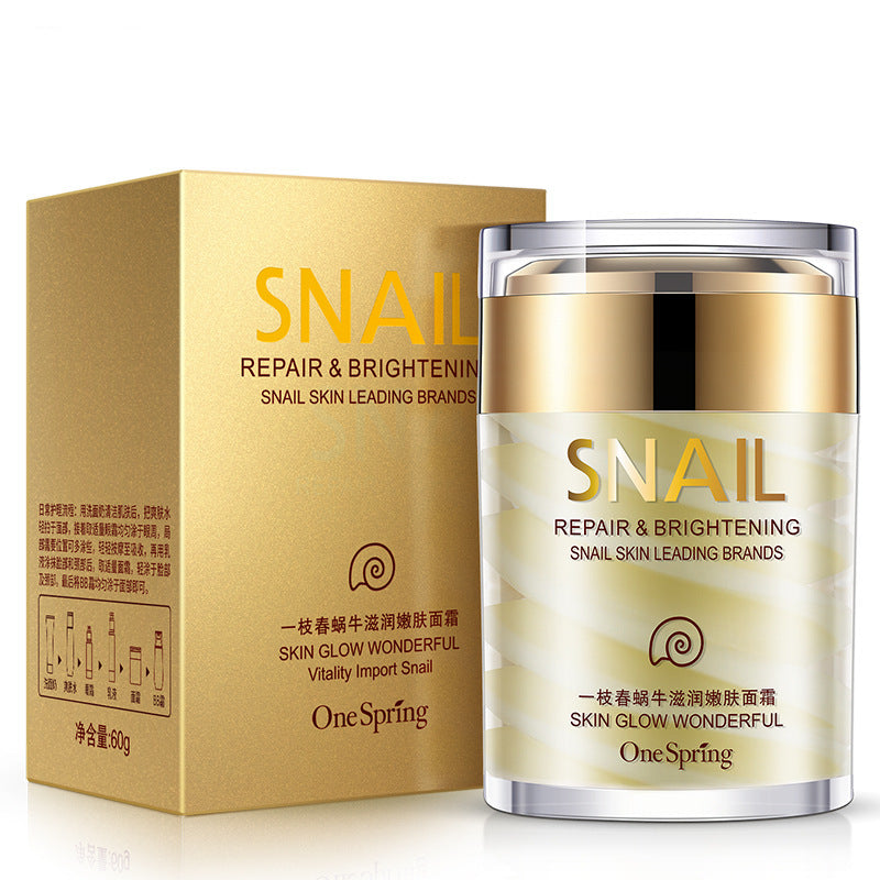 Smoothing Snail Extract and Aloe Vera Face Cream