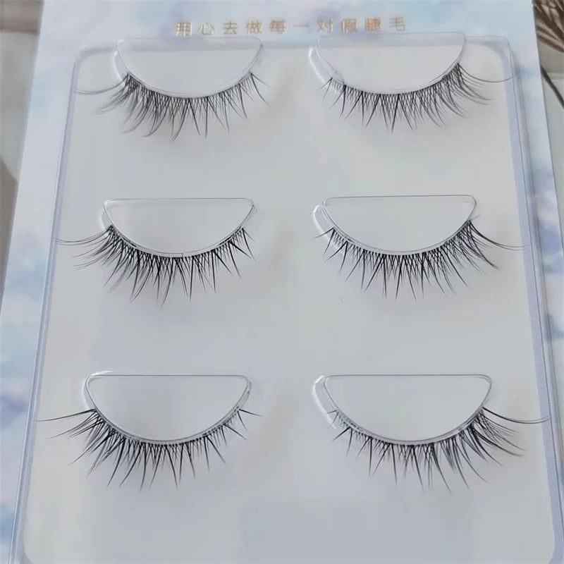 NEW 3 Pairs 3D Mink Lashes