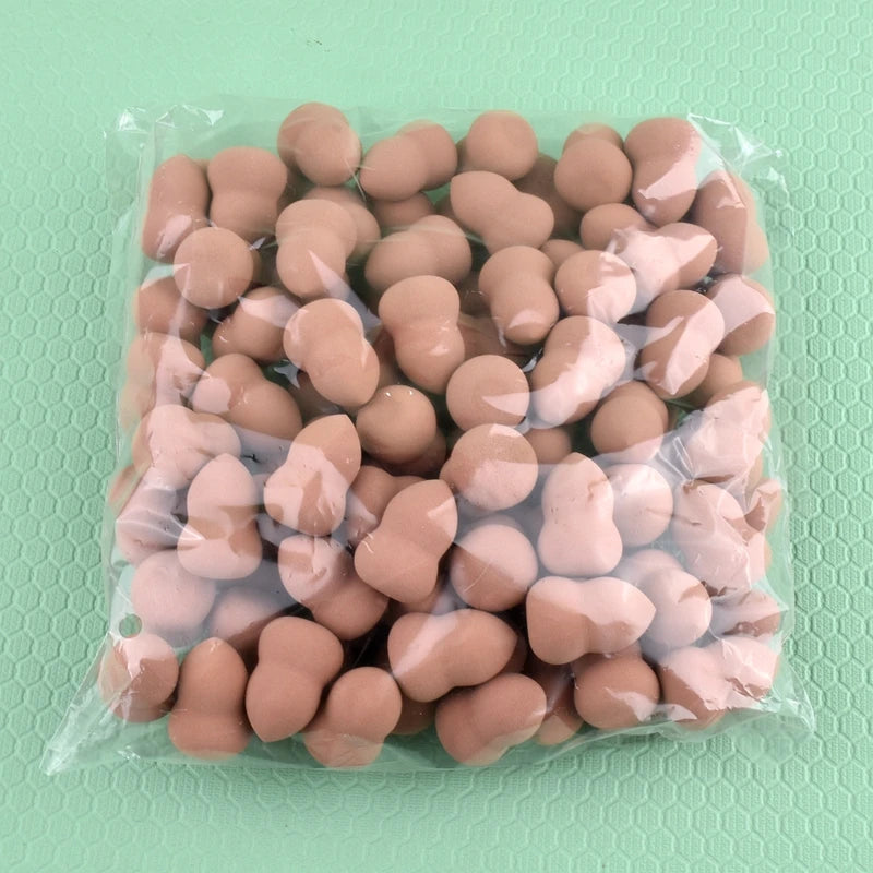 100Pcs Wholesale Mini Makeup Sponges