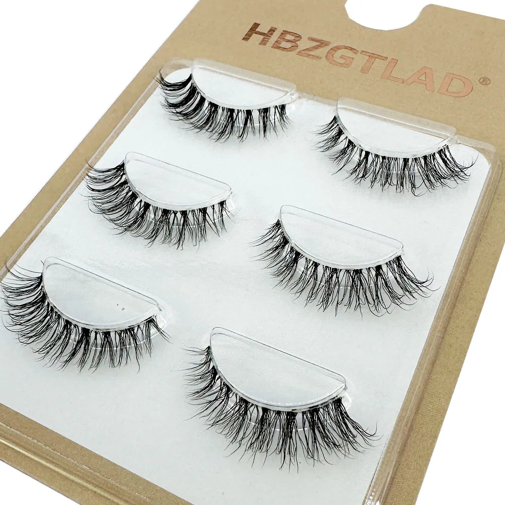 NEW 3 Pairs 3D Mink Lashes